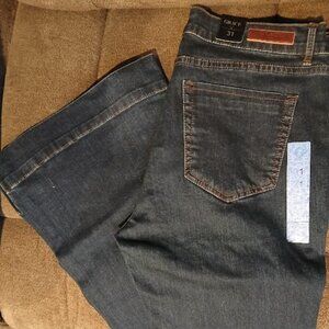 NWT Grace in LA Sz 31 x 32 Easy Fit Trouser Wide Flare Denim Jean